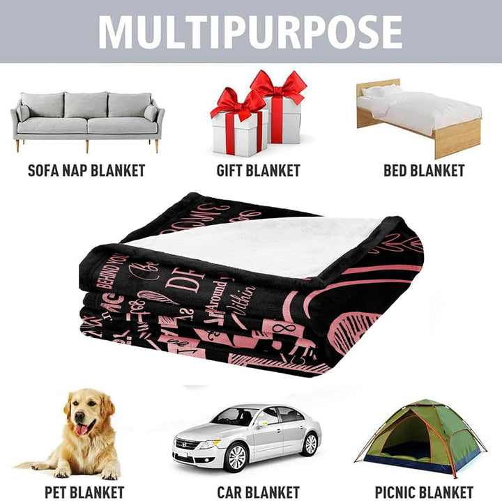 Kuscheldecke Flauschige Decke Geschenke An Meine 18. Geburtstag mädchen,Mama's Soft Positive Encoura