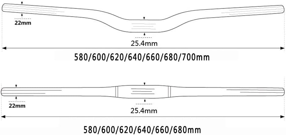 Alfa Pasca MTB Lenker Carbon fahrradlenker 25,4 * 580/600/620/640/660/680/700mm Carbon Mountainbike