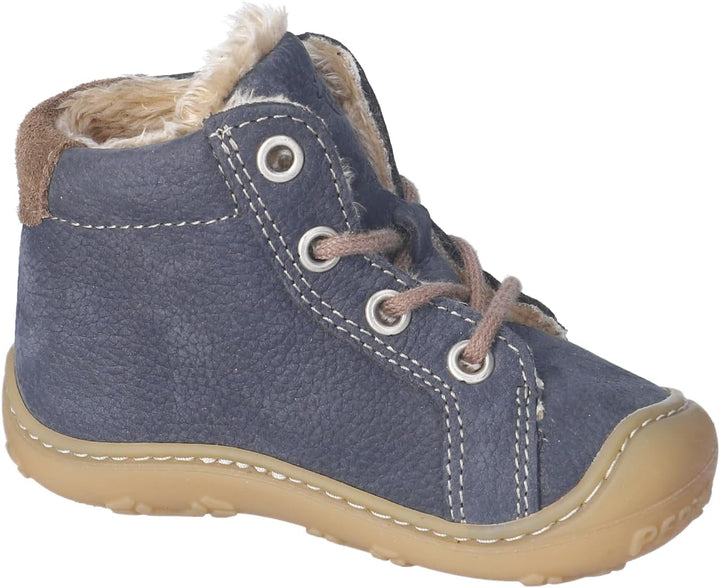 RICOSTA Mädchen und Jungen Lauflernschuhe GEORGIE, WMS:Mittel,lose Einlage 18 EU Blau 180, 18 EU Bla