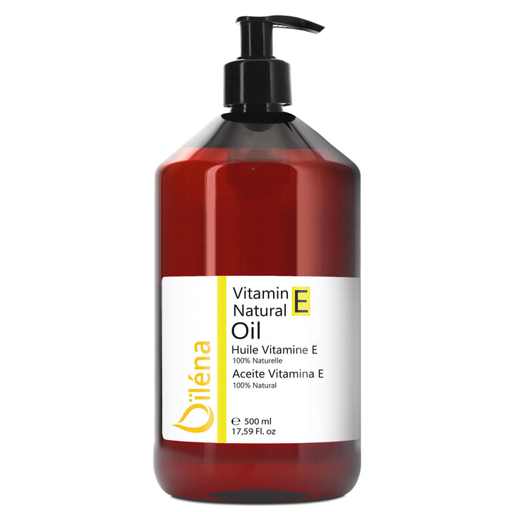 Veganes Vitamin E-Öl (Tocopherol) 500ml | Anti-Aging Gesichtspflege | Make-up-Entferner | Pflege für