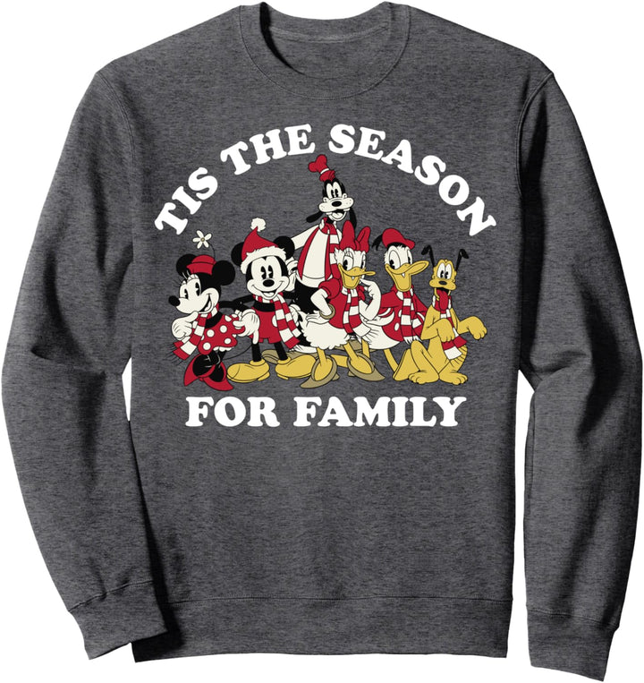 Disney Mickey And Friends Weihnachten The Season For Family Sweatshirt