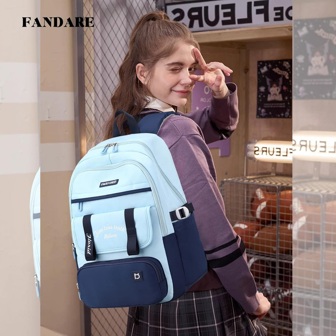 FANDARE Schulranzen Mädchen Schulrucksack Schultasche Kinderrucksack Jungen Handgepäck Rucksack Schu