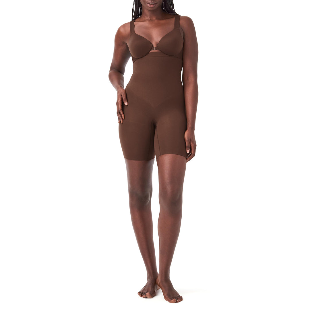 Spanx Damen Higher Power Short Waist Shapewear 2X Waist Shapewear Chestnut Brown, 2X Waist Shapewear