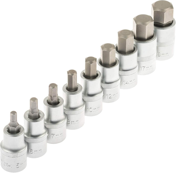 SATRA S-SH3012 Satz Bits Innensechskant Antrieb 12,5mm (1/2") 30 teilig