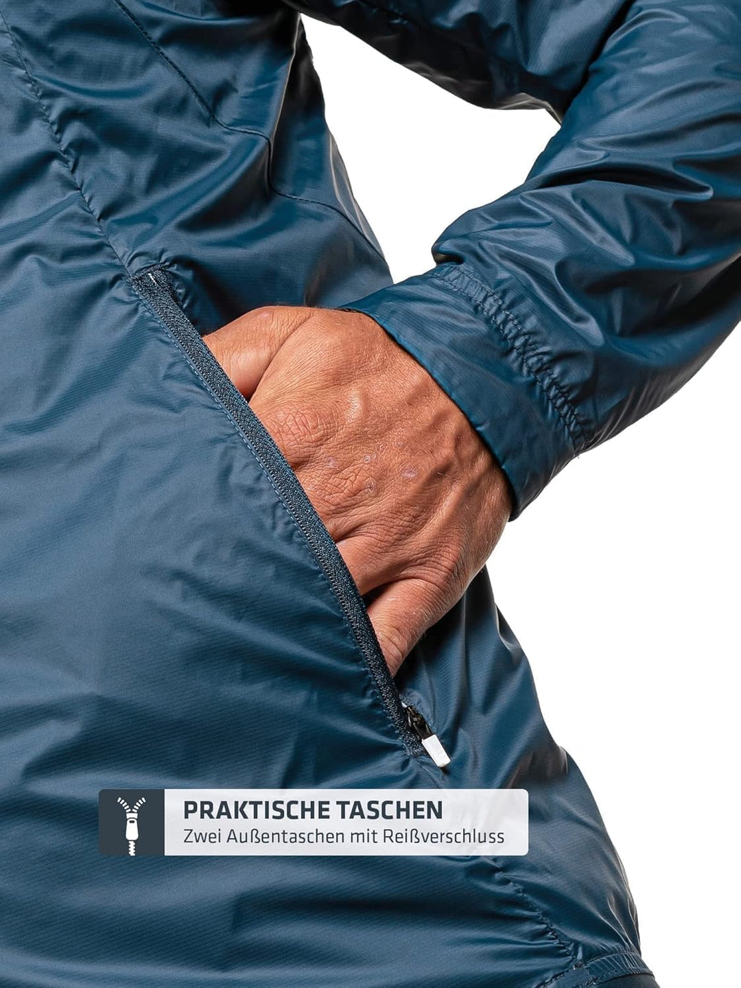 Schöffel Herren Jacket Bygstad M, winddichte Wanderjacke, Windbreaker mit kühlenden Graphene Fasern