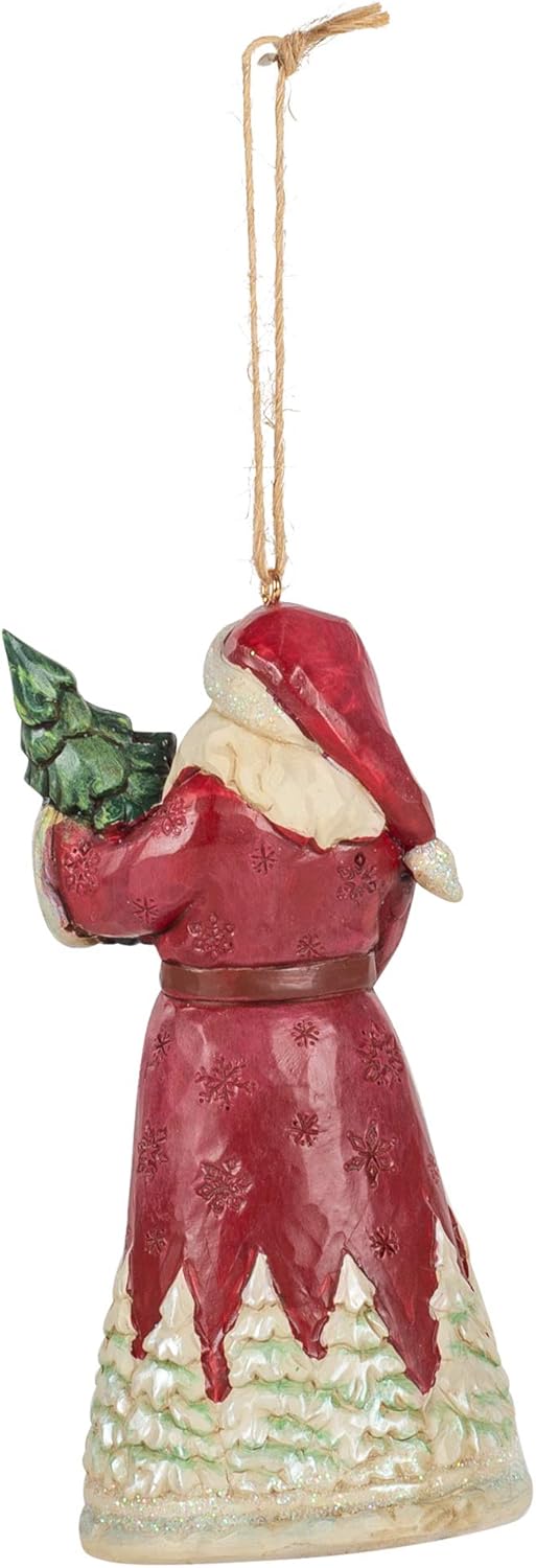 Enesco Jim Shore Heartwood Creek Wonderland Weihnachtsmann mit Baum
