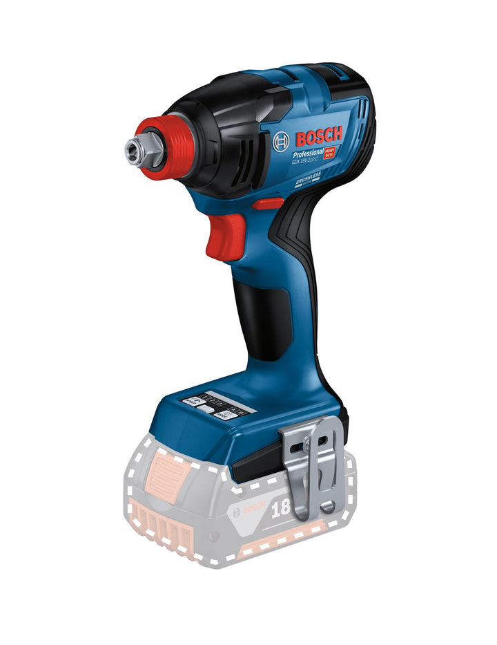 Bosch Professional 18V System Akku-Drehschlagschrauber GDX 18V-210 C (max. Drehmoment 210 Nm, ohne A