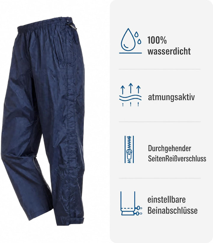 BMS Challenge of Rain Regenhose 5XL Marine, 5XL Marine