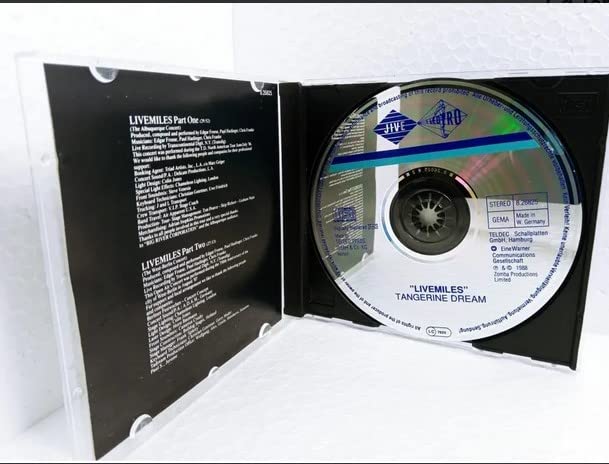 Livemiles (1988), Audio-CD