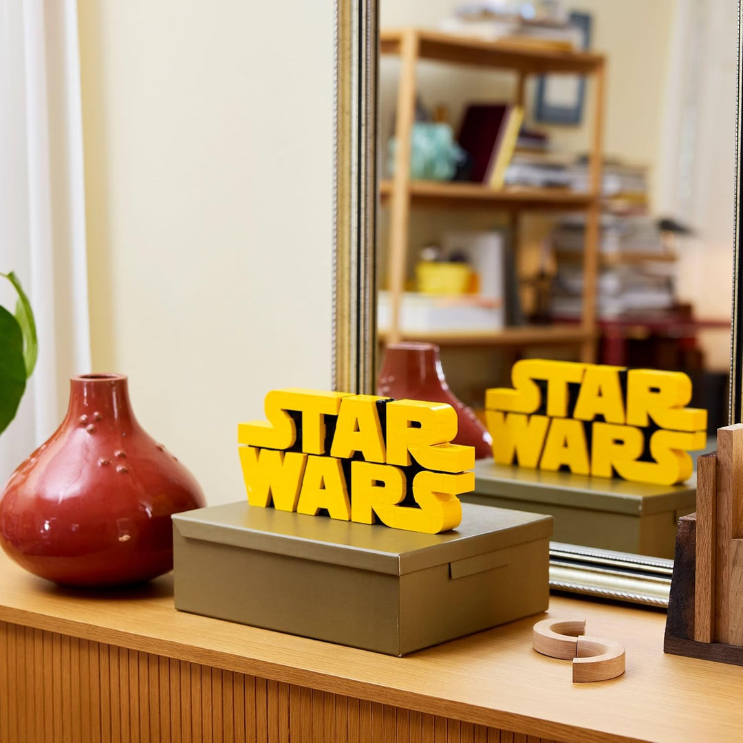 LEGO Star Wars 75407 Star Wars Logo Steinen - Bauset für Erwachsene zum Sammeln - Popkultur-Modell -