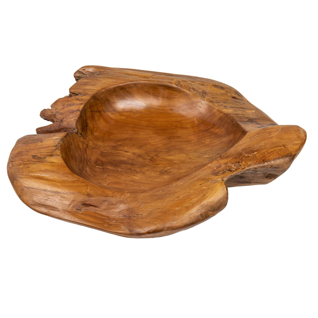 invicta INTERIOR riess-ambiente massive Schale NATURE ROOT 30cm natur Teakholz Wurzelholz 30 x 10 x