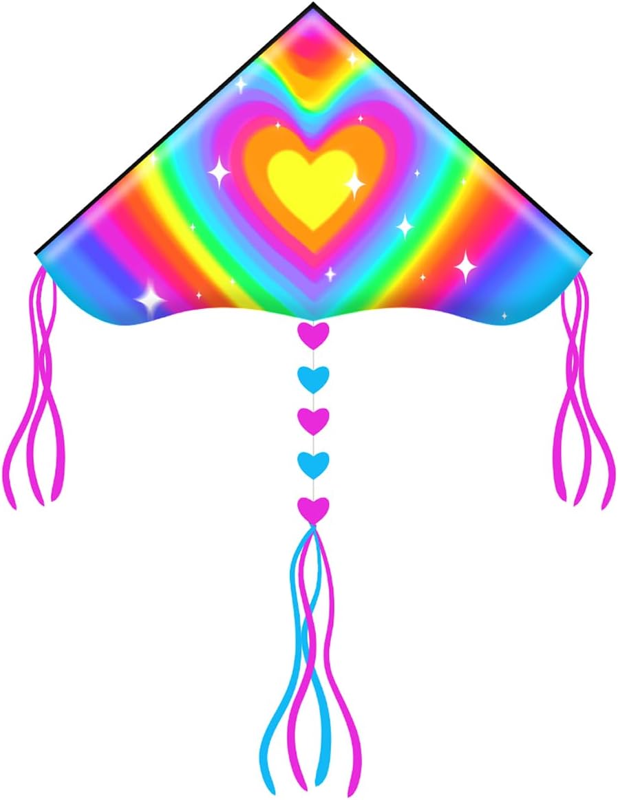 HONBO Children's Kite Large Delta Kites for Children and Adults for Beach Trip Outdoor Games, Perfec