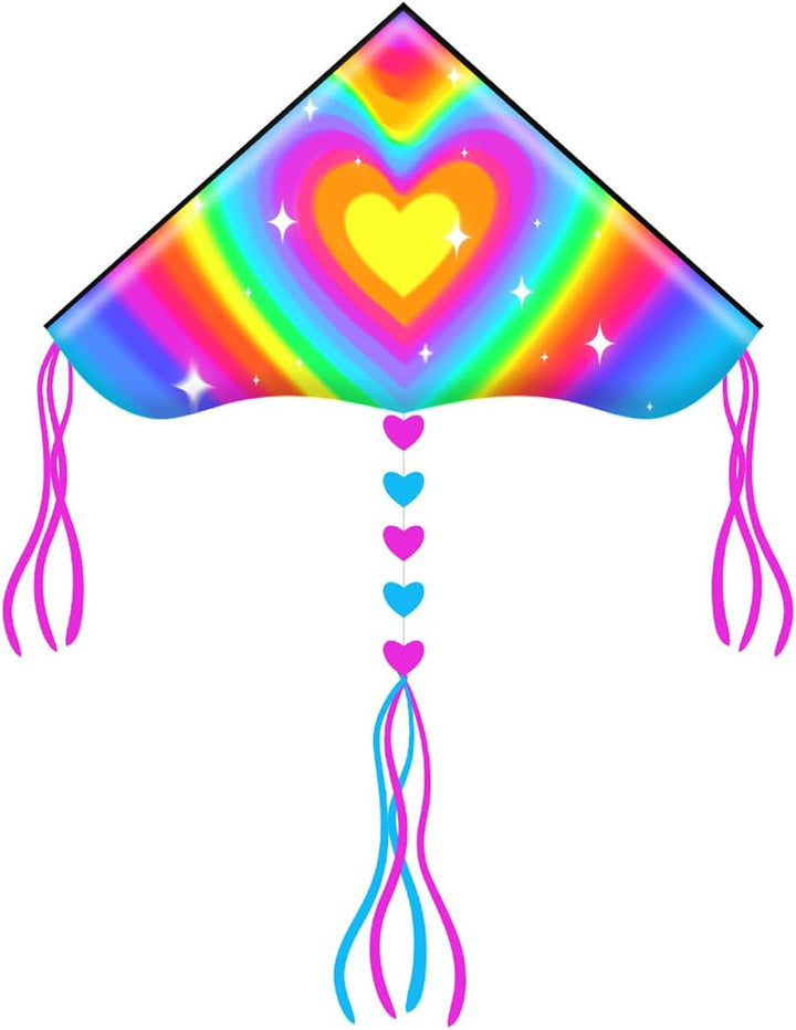HONBO Children's Kite Large Delta Kites for Children and Adults for Beach Trip Outdoor Games, Perfec