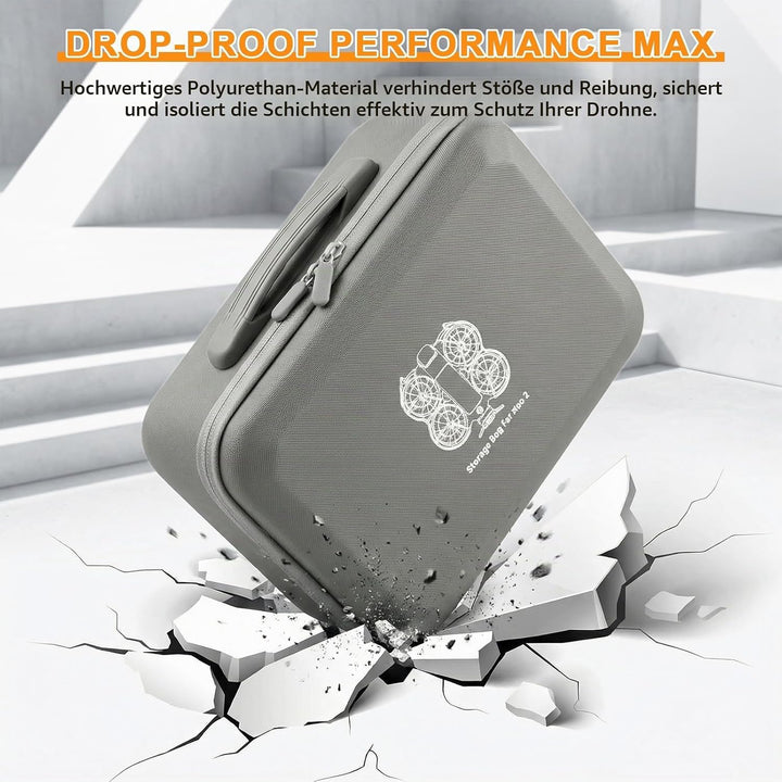 Tasche Kompatibel mit DJI Neo 2, PU Tragetasche Case mit Schultergurt, Leichte Schutztasche Aufbewah