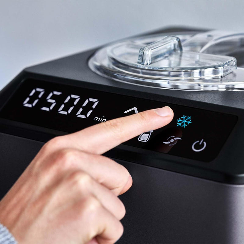 SPRINGLANE Eismaschine & Joghurtbereiter Erika 2,5 L mit selbstkühlendem Kompressor 250 W, Eiscremem