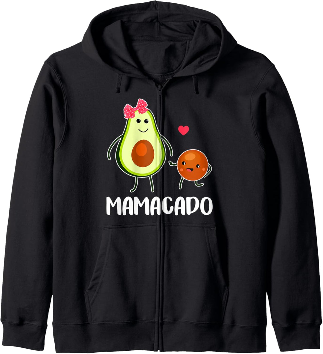 Mamacado Cute Avocado Pregnant Mom Women Gifts Kapuzenjacke