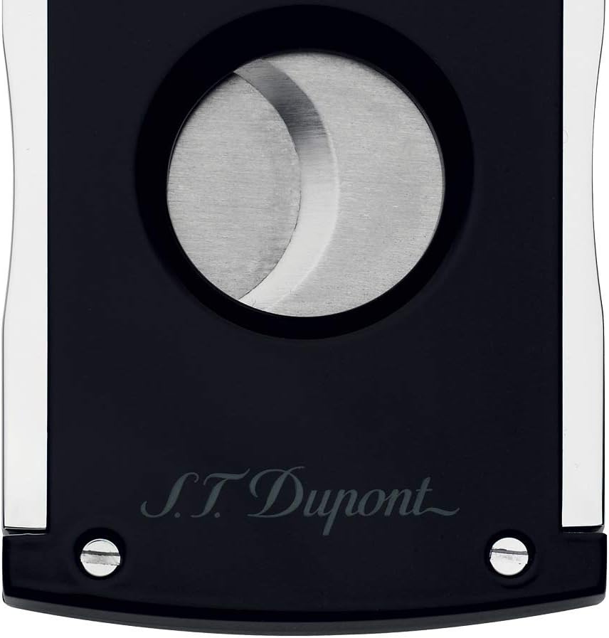 Zigarrenschneider ST Dupont Maxi Jet Black Lacquer Schwarz, Schwarz