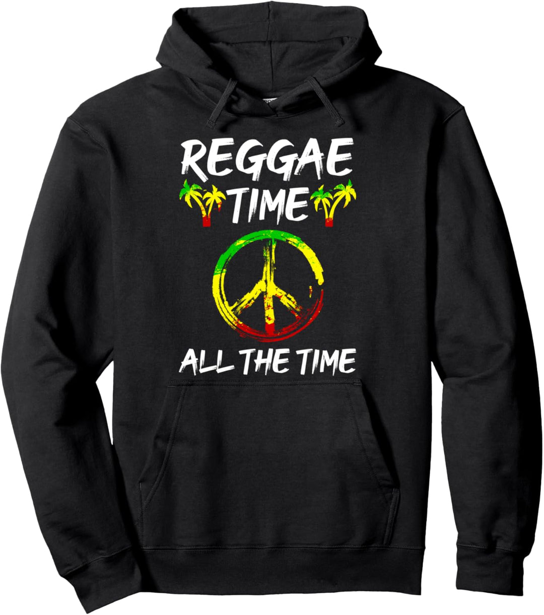 Reggae Dancehall - Rasta Rastafari Pullover Hoodie