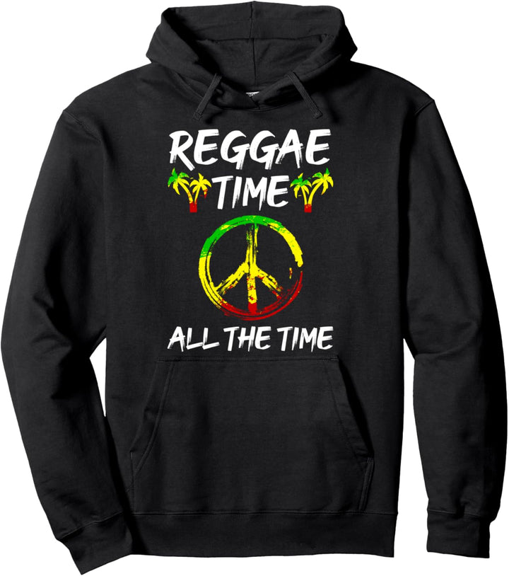 Reggae Dancehall - Rasta Rastafari Pullover Hoodie