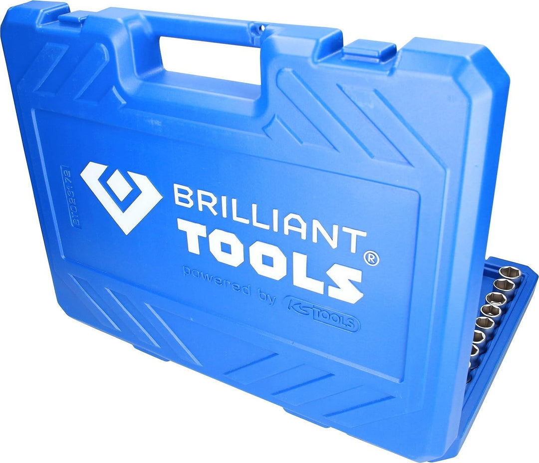 Brilliant Tools BT023172 Steckschlüssel-Satz, 172-tlg, 1/4", 3/8", 1/2" 172-tlg. 1/4"+ 3/8"+ 1/2", 1
