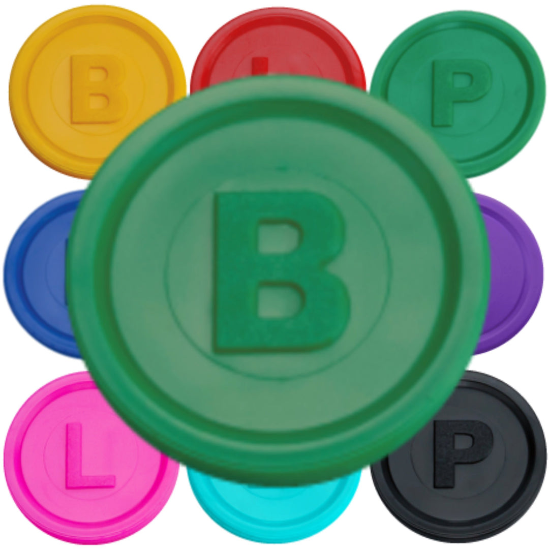 SCHWABMARKEN 1000 Pfandmarken, Chips, Token Farbe Grün B, Grün B