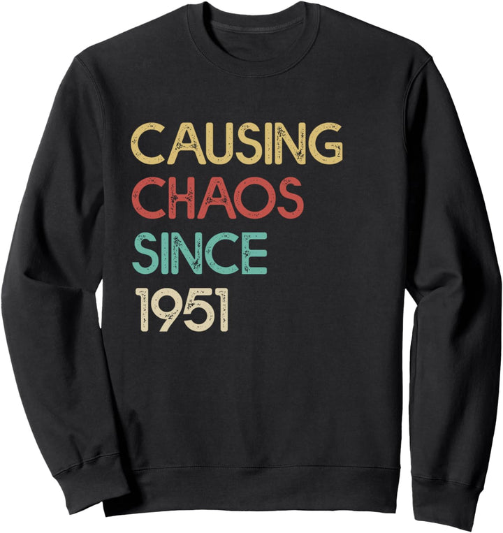70. Geburtstag Lustig Geschenk Vintage 1951 Sweatshirt
