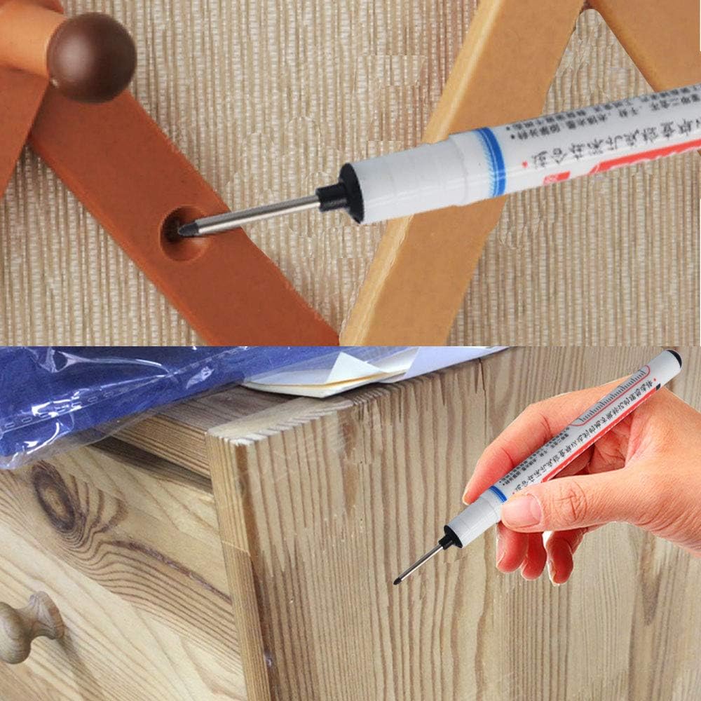 Permanentmarker für 0,7–1 mm extra lange Spitze, schwarz, 8 Stück, 8