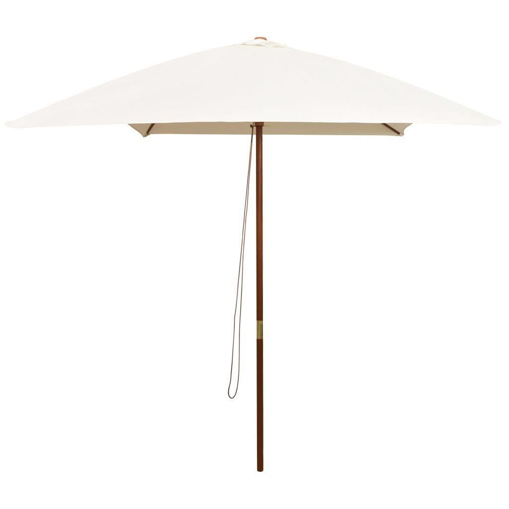 Tidyard Sonnenschirm Gartenschirm Balkonschirm Sonnenschutz Schirm Terrassenschirm 200 x 300 cm Hart