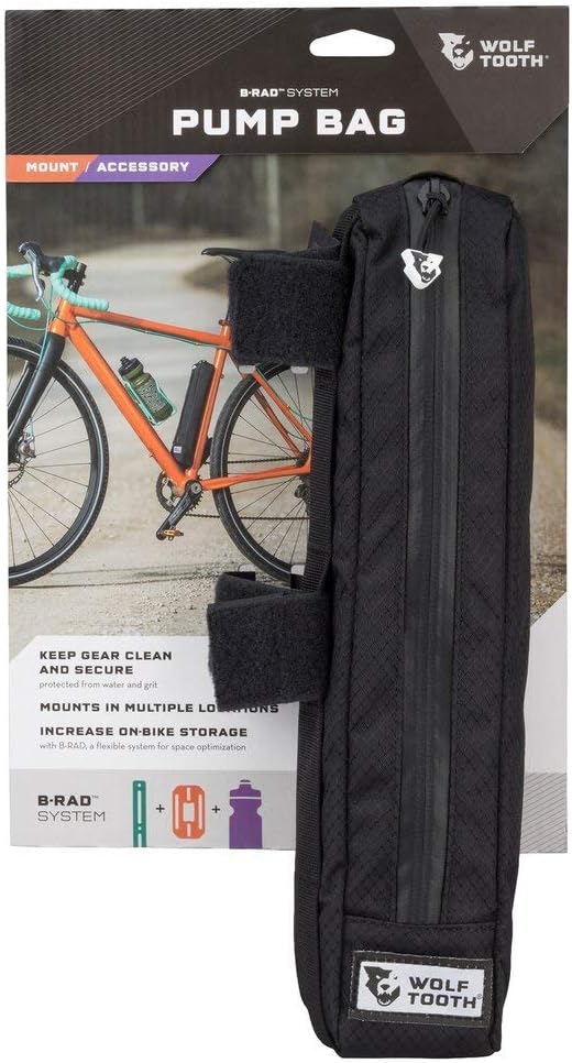 Wolf Tooth Components B-Rad Pumpentasche Schwarz Einheitsgrösse, Schwarz Einheitsgrösse