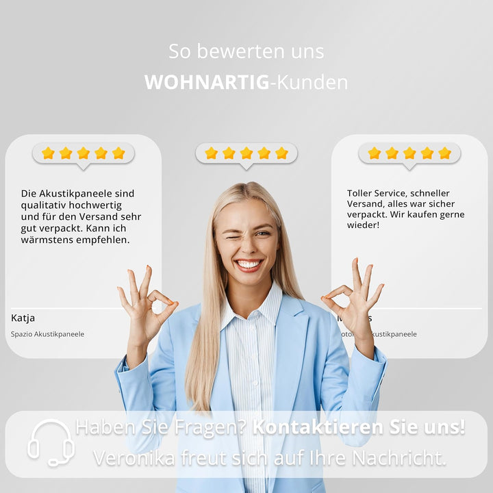 wohnartig 3D Akustikpaneele (Eiche Natur, 2 Stück 240cm x 54cm) Eiche Natur 2 Stück 240cm x 54cm, Ei