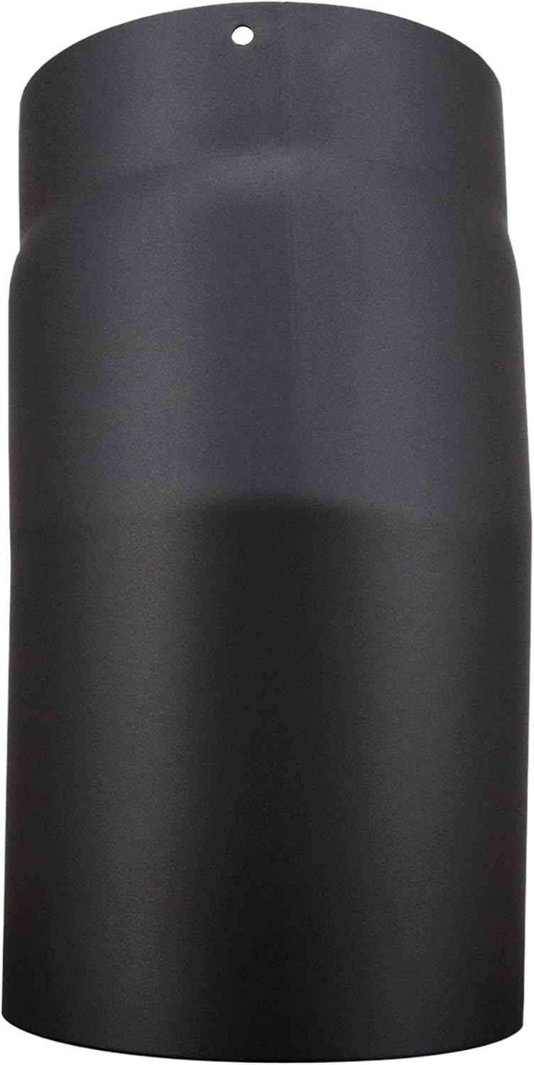 LANZZAS Ofenrohr Bogen 22° Grad, im Durchmesser, DN, Ø 150 mm, Farbe: schwarz-metallic - weitere Roh