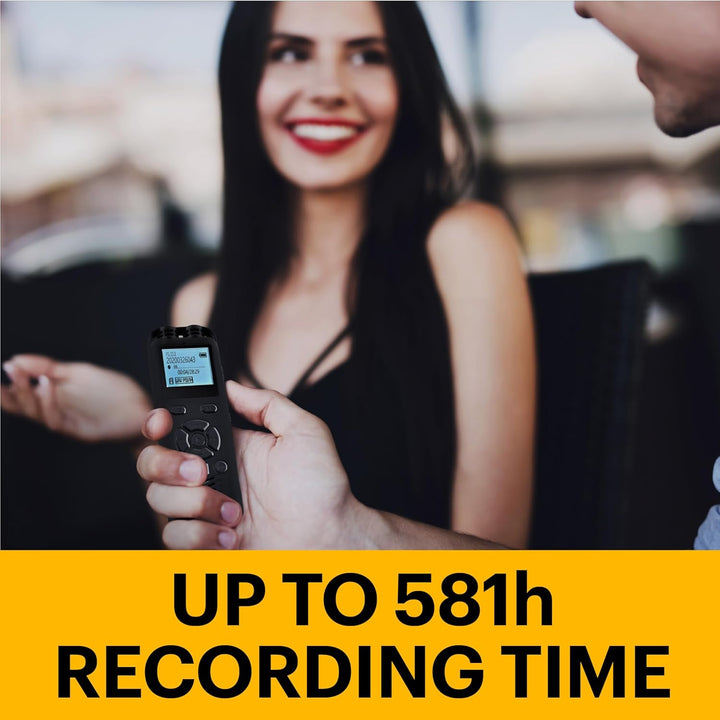 KODAK Hohe Intensität VRC250 digitaler Voice Recorder | Sprachgesteuertes wiederaufladbares Mini Dik
