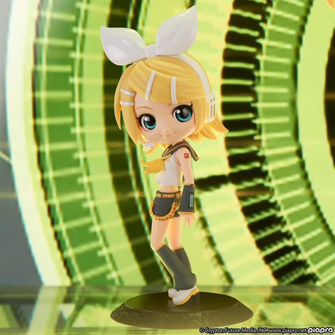 Banpresto Figur Rin Kagamine Q posket 14cm Modern Kagamine Rin (Ver. A), Modern Kagamine Rin (Ver. A