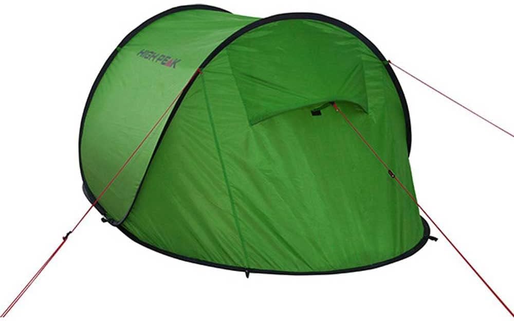High Peak Wurfzelt Vision 2, Pop Up Zelt für 2 Personen, Festivalzelt freistehend, super leichtes Sc