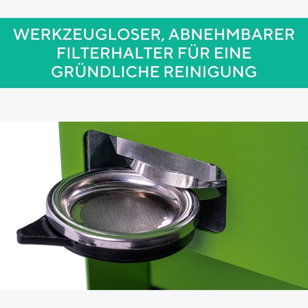 Aroma E.GO Kaffeepadmaschine für ESE-Pads 44 mm (weiss), Weiss