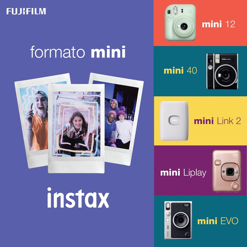 INSTAX Mini EVO Black (USB-C) + Mini EVO Kameratasche, schwarz Mit Kameratasche Schwarz, Mit Kamerat