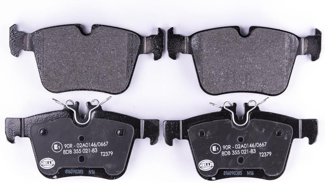HELLA PAGID 8DB 355 021-831 Bremsbelagsatz - T2379 - Dicke/Stärke: 16.1mm - Bremssystem: Teves - für