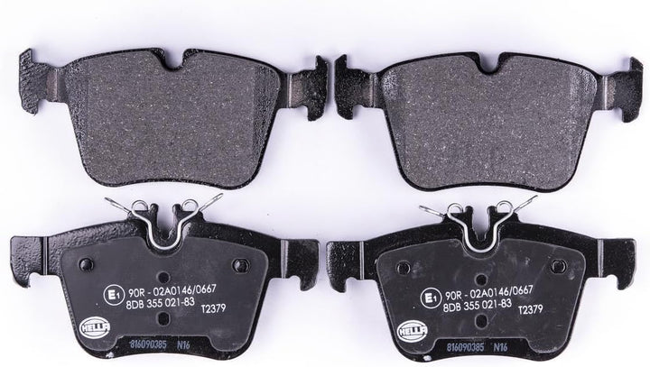 HELLA PAGID 8DB 355 021-831 Bremsbelagsatz - T2379 - Dicke/Stärke: 16.1mm - Bremssystem: Teves - für