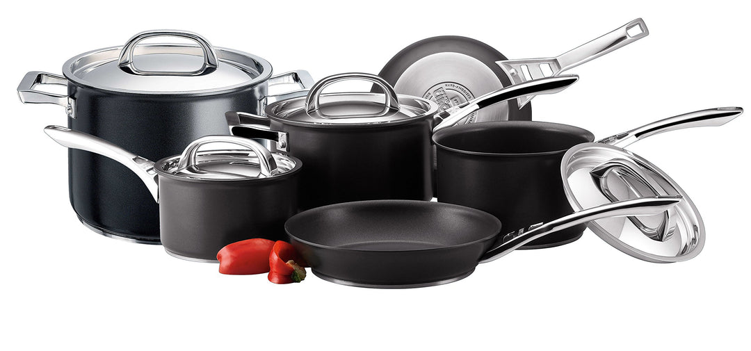 Circulon Infinite topfset induktion 6 teilig - Antihaft-Töpfe und kochtopf set mit Edelstahldeckeln