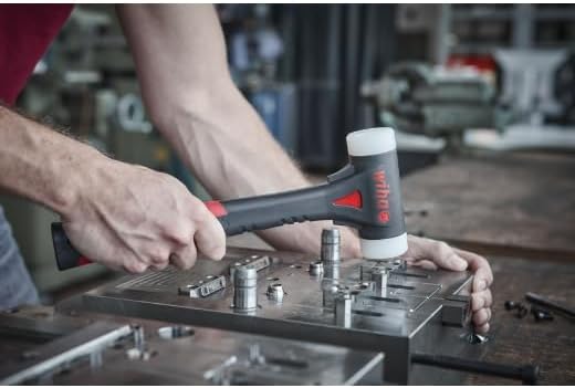 Wiha Schonhammer FibreBuzz® rückschlagfrei, sehr hart mit wechselbarem Schlagkopf 40, 320 mm (44598)