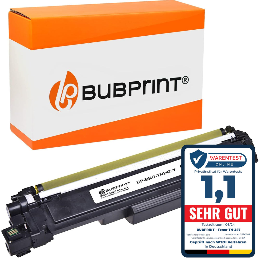 Bubprint Toner kompatibel als Ersatz für Brother TN-247 TN-247Y für DCP-L3510CDW DCP-L3550CDW HL-L32