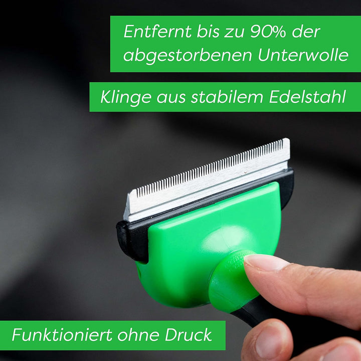 FinoPet 5er Set mit verschiedenen Hundebürsten/Katzenbürsten, XL Fusselrolle und Zeckenzange im Akti