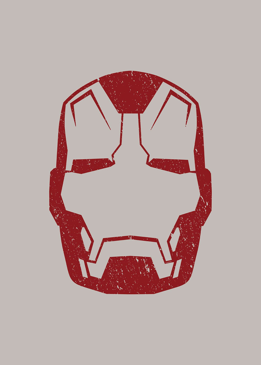 Komar Wandbild - Iron Man Helmet MK 43 - Grösse: 50 x 70 cm - Marvel, Kinderzimmer, Wandgestaltung,