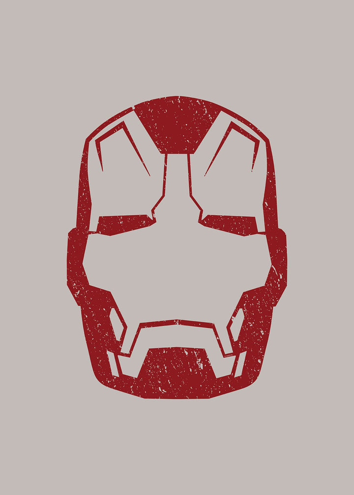 Komar Wandbild - Iron Man Helmet MK 43 - Grösse: 50 x 70 cm - Marvel, Kinderzimmer, Wandgestaltung,