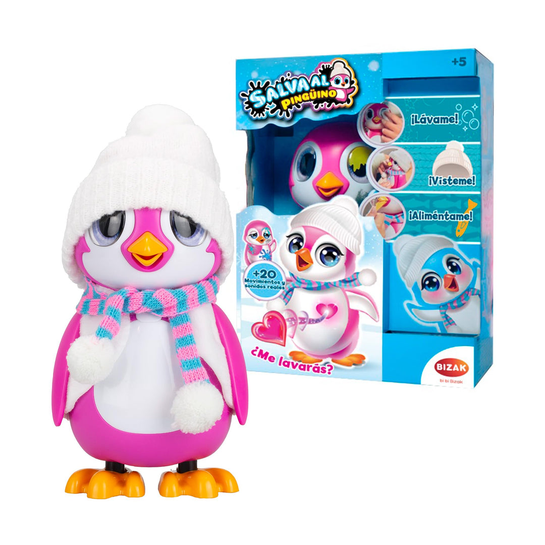 Bizak Rette den Rosa Pinguin Interaktives Haustier (62008650)