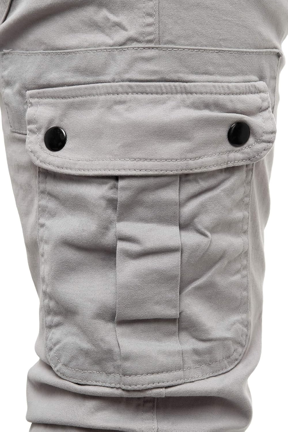 Tazzio Cargohose Herren Cargo Hose Jogger Chino Regular Fit Jeans 18525 38 Grau, 38 Grau