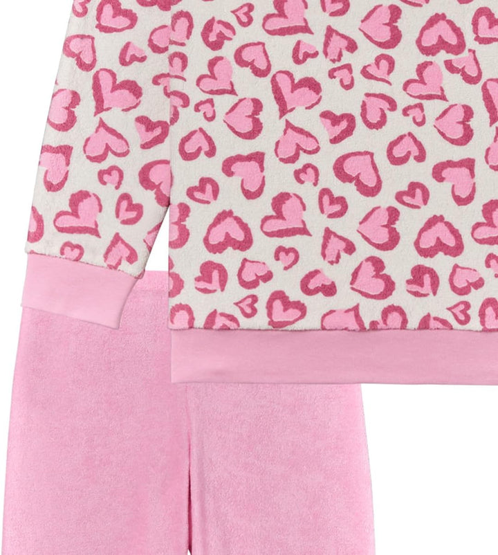 Schiesser Mädchen Schlafanzug Set Pyjama warme Qualitäten Frottee - Fleece - Interlock - Grösse 92 b