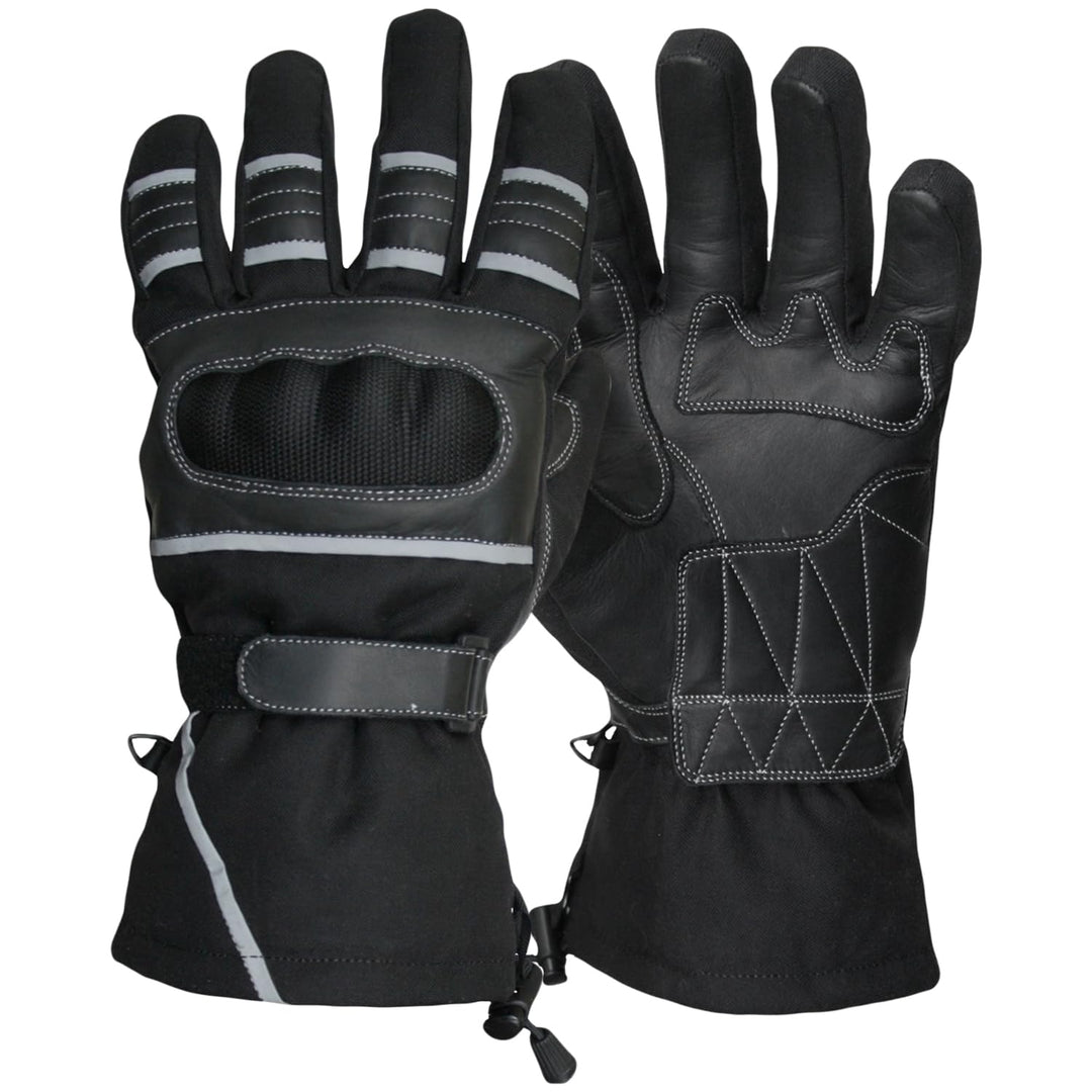 German Wear Motorradhandschuhe Sommer/Herbst Motorrad Biker Handschuhe Schwarz 8=m, 8=m
