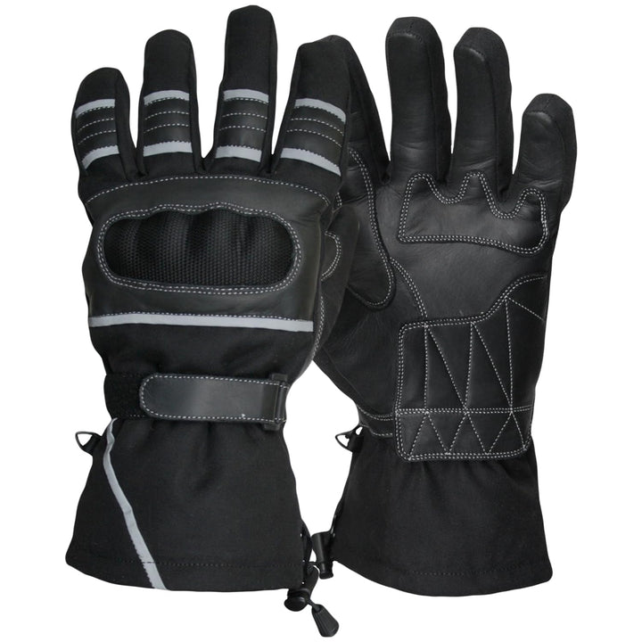 German Wear Motorradhandschuhe Sommer/Herbst Motorrad Biker Handschuhe Schwarz 8=m, 8=m