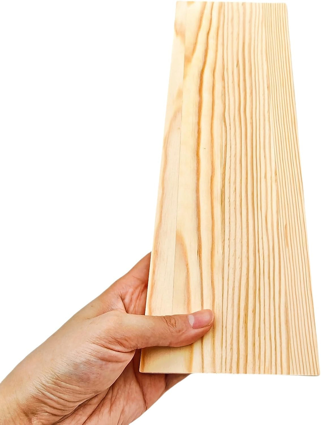 Rechteckige Holzbretter, unlackierte Holzblöcke zum Basteln, 30 x 10 x 1 cm, blanko, zum Schnitzen,
